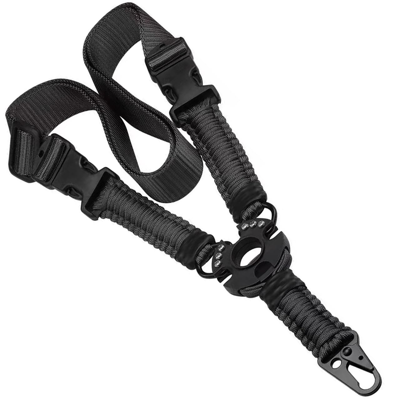 LECPECON Molle Pouches Compact Water-Resistant EDC Pouch Sling Black