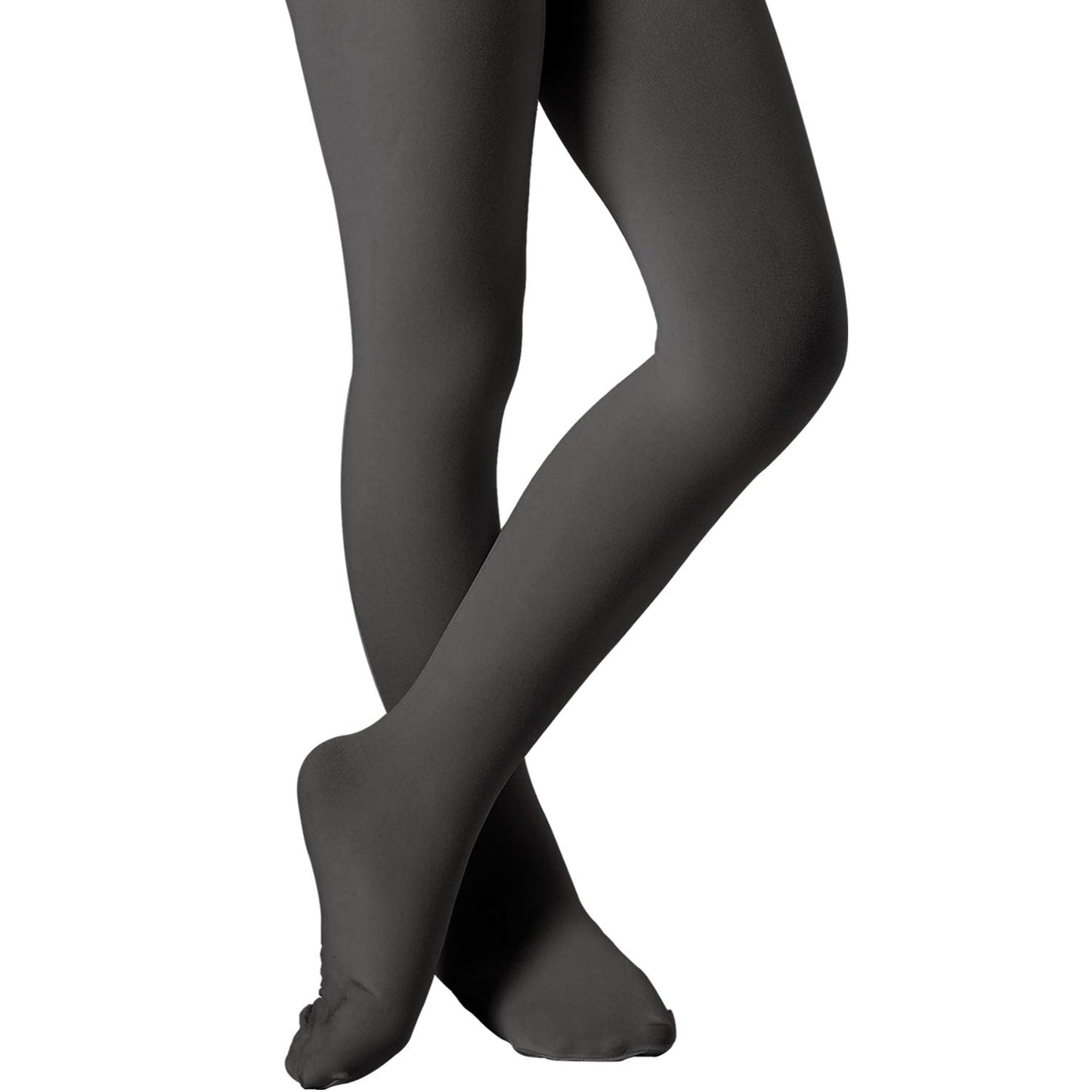 DIPUG Girls Black Tights Toddler Dance Footed Kids Ballet School Uniform Opaque Stockings 8 9 10 11 12