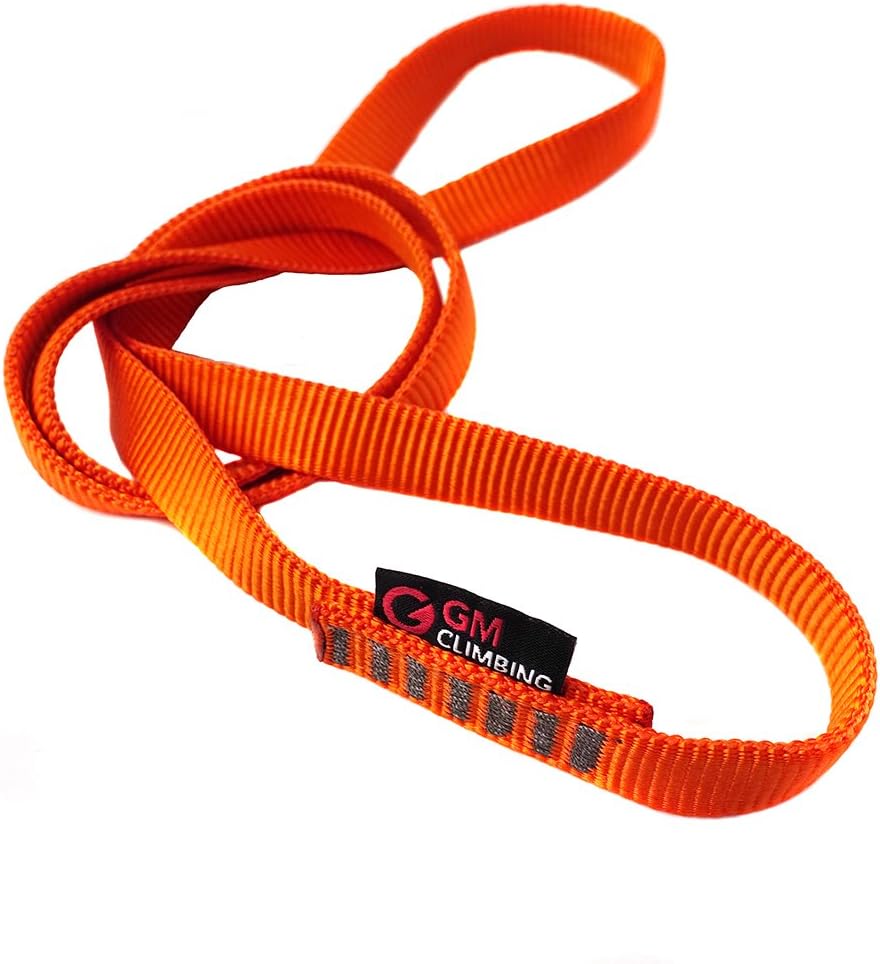 16mm Nylon Sling Runner - GM CLIMBING 22kN / 4950lbf CE UIAA Certified for Climbing