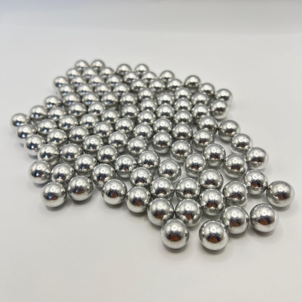 100 x .50 Cal Paintballs, for Self Defense and Shooting Practice, 2.7Gram .50 Caliber Aluminum Slingshot Ammo for T4E TR50/HDP50/HDR 50