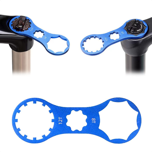 KIEVODE Bike Front Fork Repair Tool for SR Suntour XCR/XCM/XCT/RST Suspension Forks Cap Removal and Installation Wrench Spanner for Mountain Road Bicycle MTB