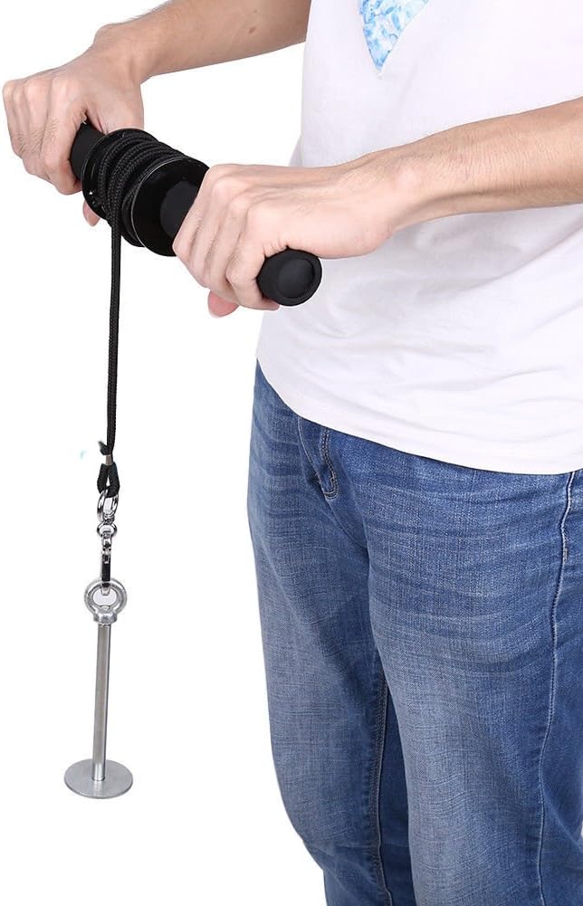 GOTOTOP Wrist Curler Wrist Roller Ripper Forearm Exerciser Strength Wrist Curler For Wrist Forearm Strength Training Forearm Wrist Roller