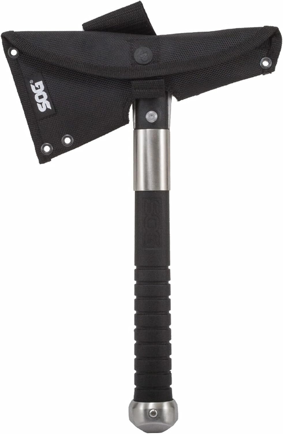 SOG Tomahawk Tactical Hatchet - Voodoo Hawk Mini Tactical Axe, Throwing Hatchet w/ 2.75 Inch Blade for Survival Sports and Camping Axes (F182N-CP)