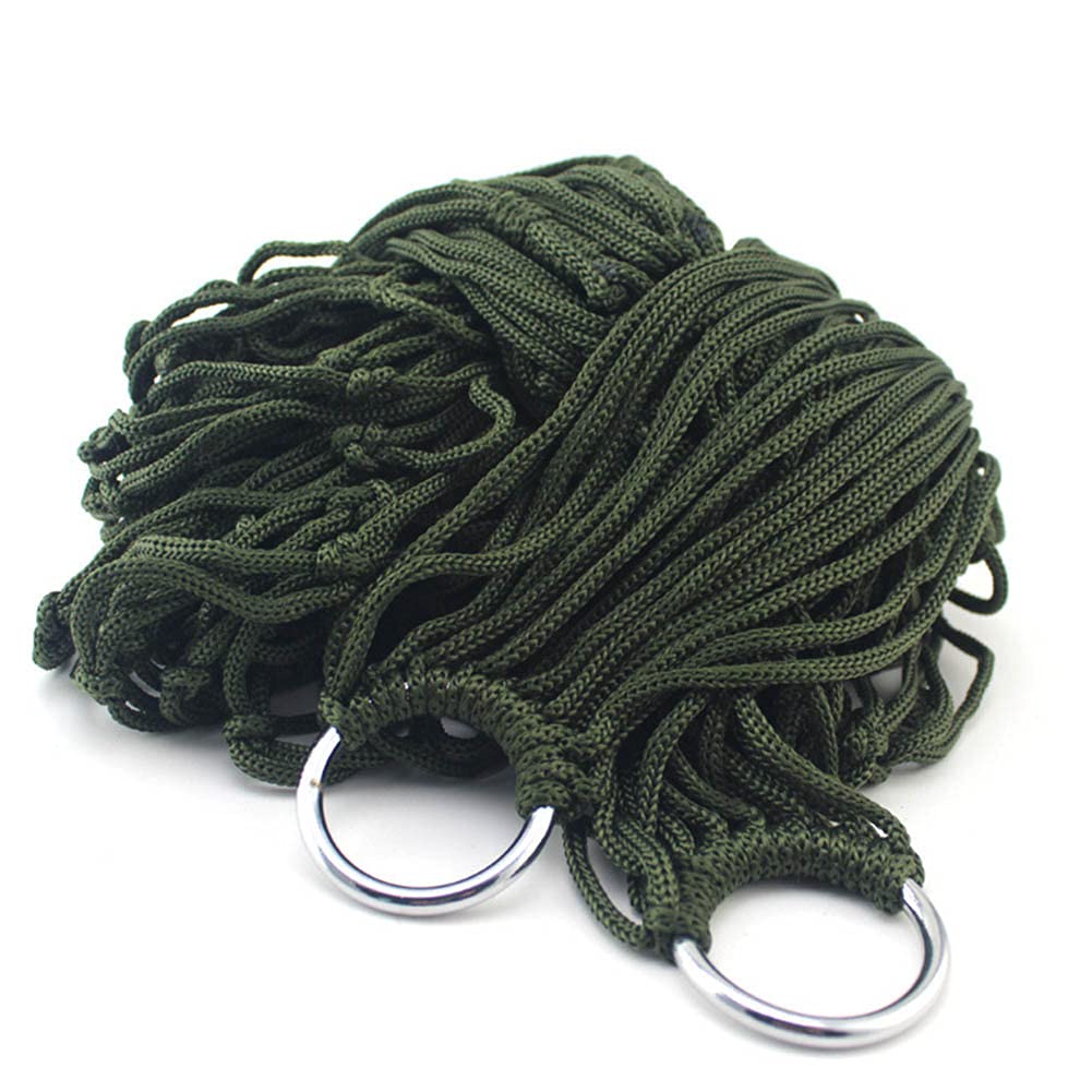 Keenso Camping Hammock,Portable Hammock Mesh Rope Hammocks for Outside, Hiking, and Travel