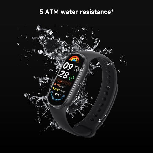Xiaomi Smart Band 9 Global Version (2024) 1.62" Amoled Display | 233 mAh Battery | up to 21 Days of Battery Life | Over 150 Workout Modes | BT 5.4 | 50M Water Resistant - Black