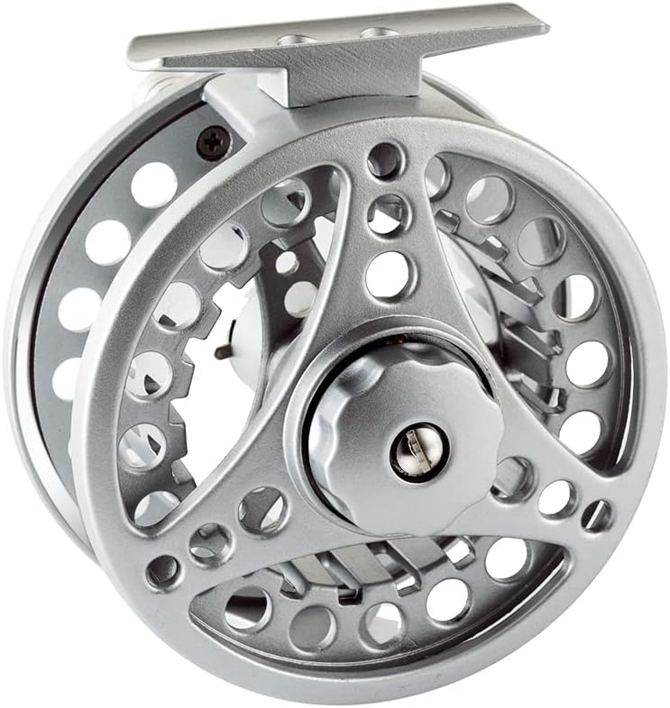 (1/2WT 3/4WT 5/6WT 7/8WT) Fly Reel with Line Combo Aluminum Alloy Large Arbor Fly Fishing Reels Weight Forward Fly Line with Braided Backing Taper Leader Pre-Tied