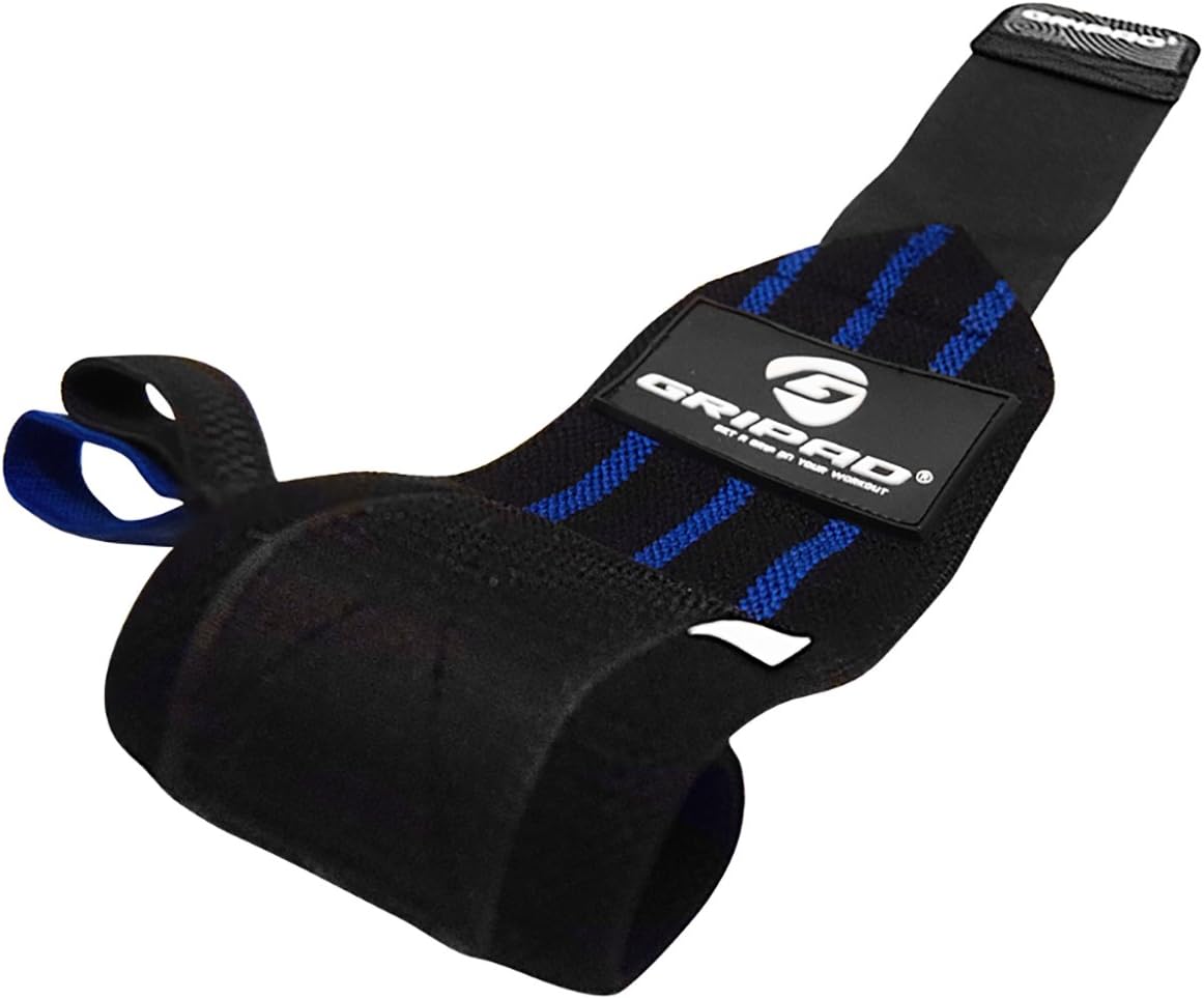 12" x 3" Weight Lifting Support Wrist Wraps, Strong Wrist Wraps, 2 Thumb Loops – Great for Weightlifting, Powerlifting, Bodybuilding, Strength & Cross-Training.