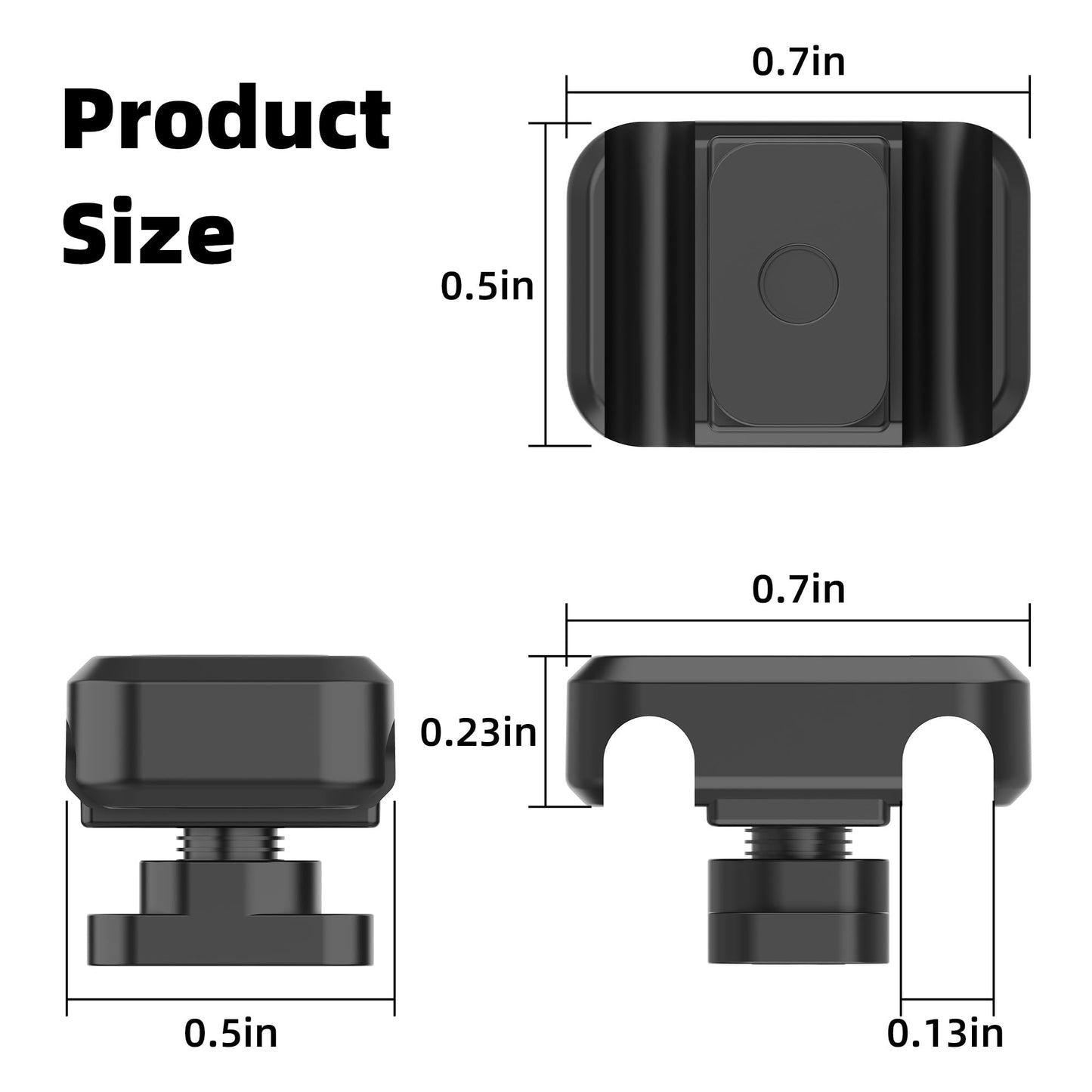 CKPART 10 Pack Picatinny Pressure Switch Cable Guides Compatible with M-LOK System, Pressure Switch Cable Clips Compatible,Flashlight Laser Wire Clips Compatible with Mloc (Configuration Screws)