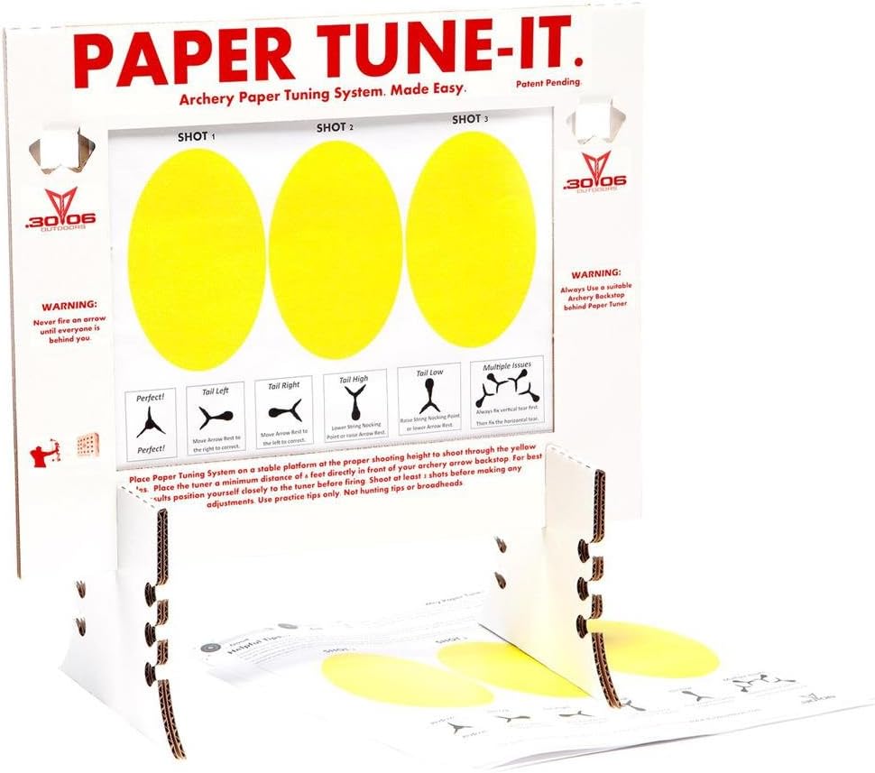 .30-06 Outdoors Tune-IT D.I.Y. Paper Tuning System, White/Red