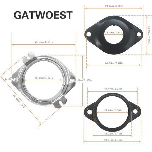 GATWOEST Pro-grade BMX Bike Gyro Brake Cables Front + Rear (Upper + Lower) with Spinner Rotor Full Kit Bmx Bicycle Brake Lines Set Cable Wire&Housing -Stable,Flexible and Long-lasting- Black