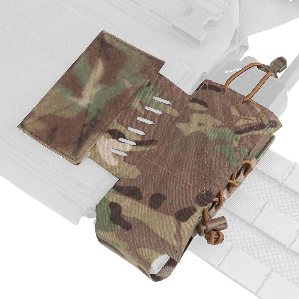 2Pcs Tactical Radio Pouch Holster, for AN/PRC148.152.163,Side Expansion with Hook and Loop,for Attach ToTactical Equipment Vest