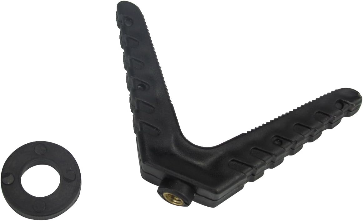 TOURBON Hunting Shooting Stick Rest M6 Connector Camera Tripod Monopods V Rack with or Without 1/4-20 Adapter