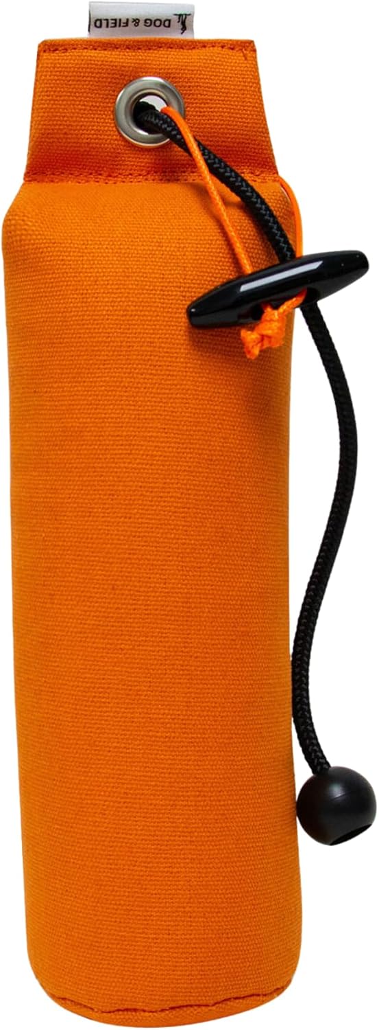 Dog & Field 1lb Dog Training Dummy - Canvas Dummy for Hunting Dogs & Puppy Training. Dog Retriever Training Dummy, Dog Training Bumper, Hunting Dog Accessories, Water Float Dummy