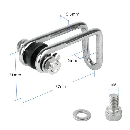 Center Fork Bicycle Headlight Bracket Clamp LED Lamps Stand Accessories Handlebar Bike Flashlight Holder for Road Bikes Riding Outdoor, B03B04