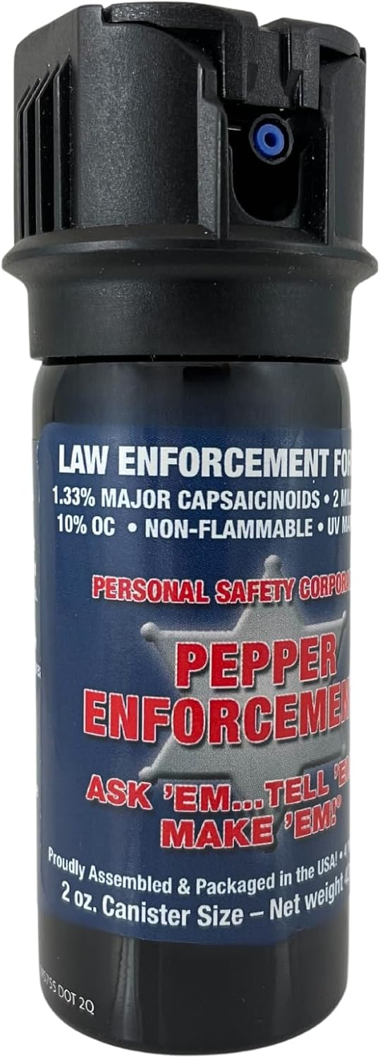 Fogger Pepper Spray 2 Pack for Self Defense, 2 oz. Flip-Top - Maximum Strength 10% OC Fog Formula - Non Lethal Personal Protection Home Safety