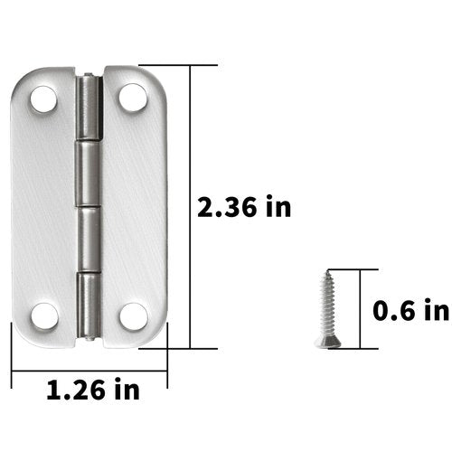 WHTCHSU Stainless Steel Cooler Hinges Replacement Parts Suitable for Igloo Style Ice Chests