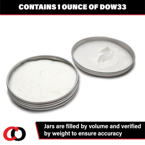 Captain O-Ring Pure DOW 33 Paintball Lubricant Grease (1 oz Jar DOW33) Paintball Marker Maintenance Lube