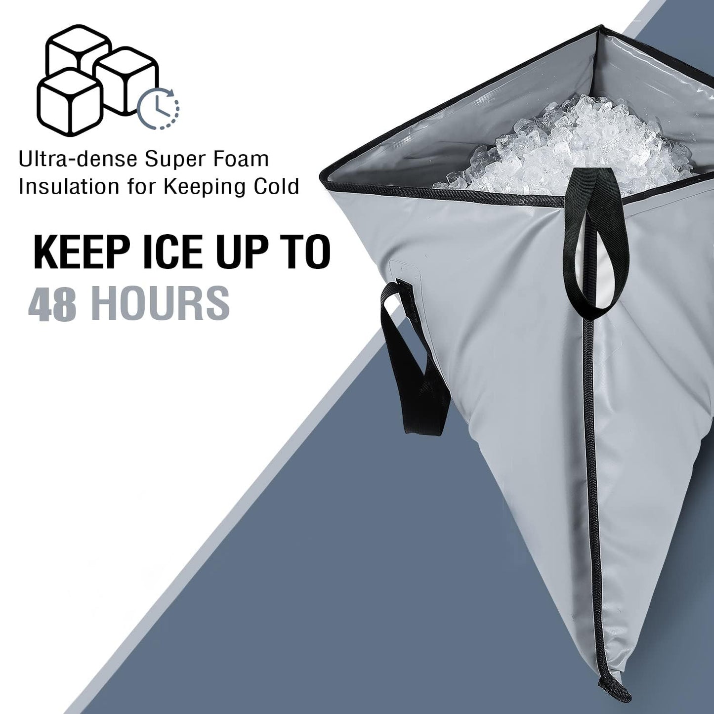 Buffalo Gear Insulated Fish Kill Bag 48×18In,Leakproof Fish Cooler Bag,Portable Waterproof Fish Bag Keep Ice-cold More Than 24 Hours