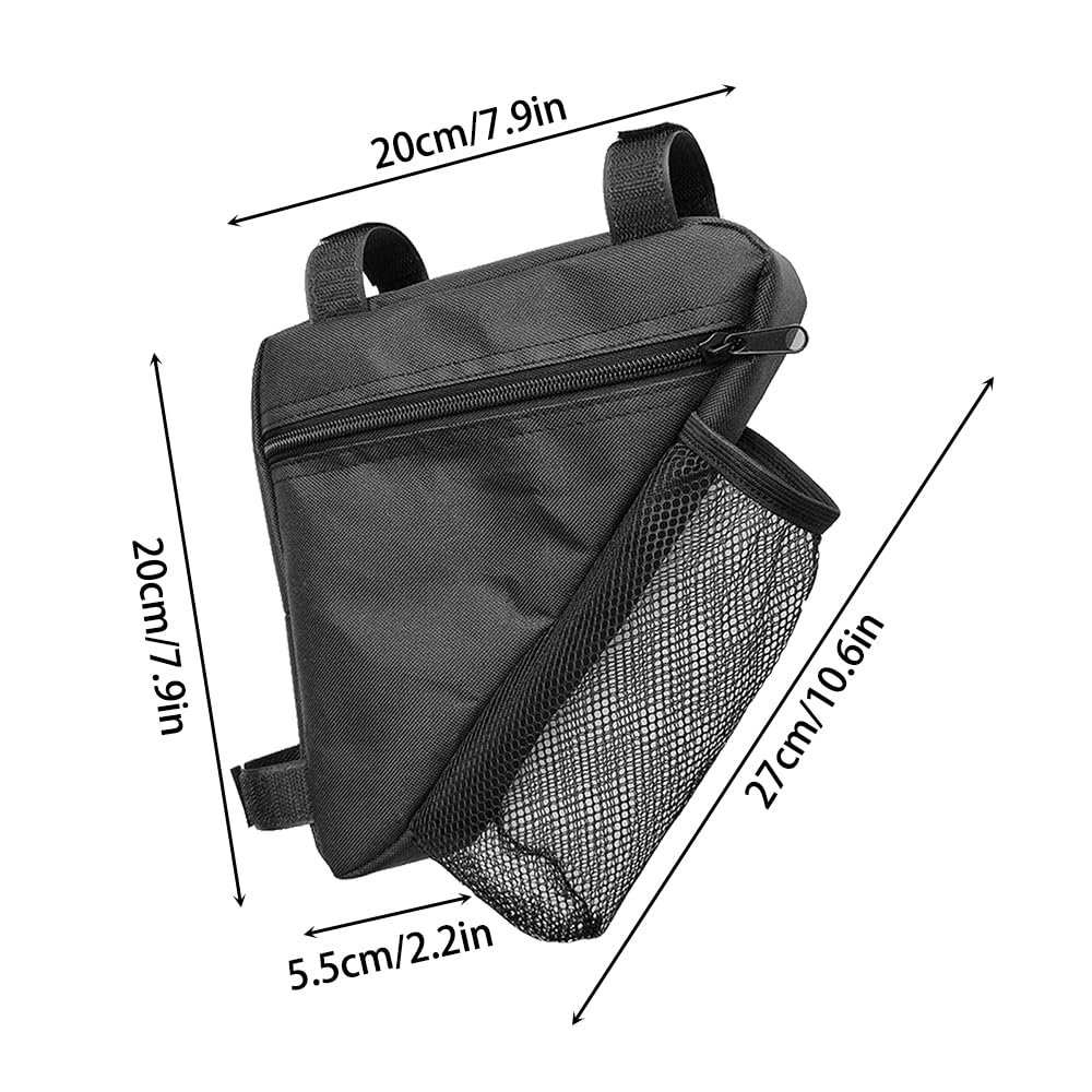 MiOYOOW Bike Frame Bag, Triangle Top Tube Bag Waterproof Bike Bottle Holder Bag for Mountain Road Bike Bicycle