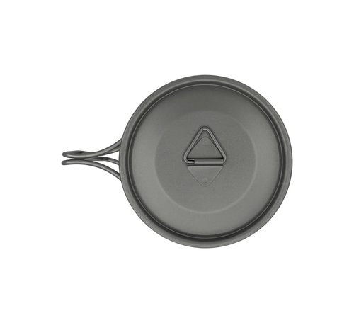 Kuvik Titanium Cup with Lid 350ml (11.8 oz) - Ultralight and Compact Pot for Backpacking, Camping, and Survival