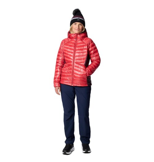 Columbia Women's Labyrinth Loop II Hooded Jacket, Daredevil/Moonvista, X-Large