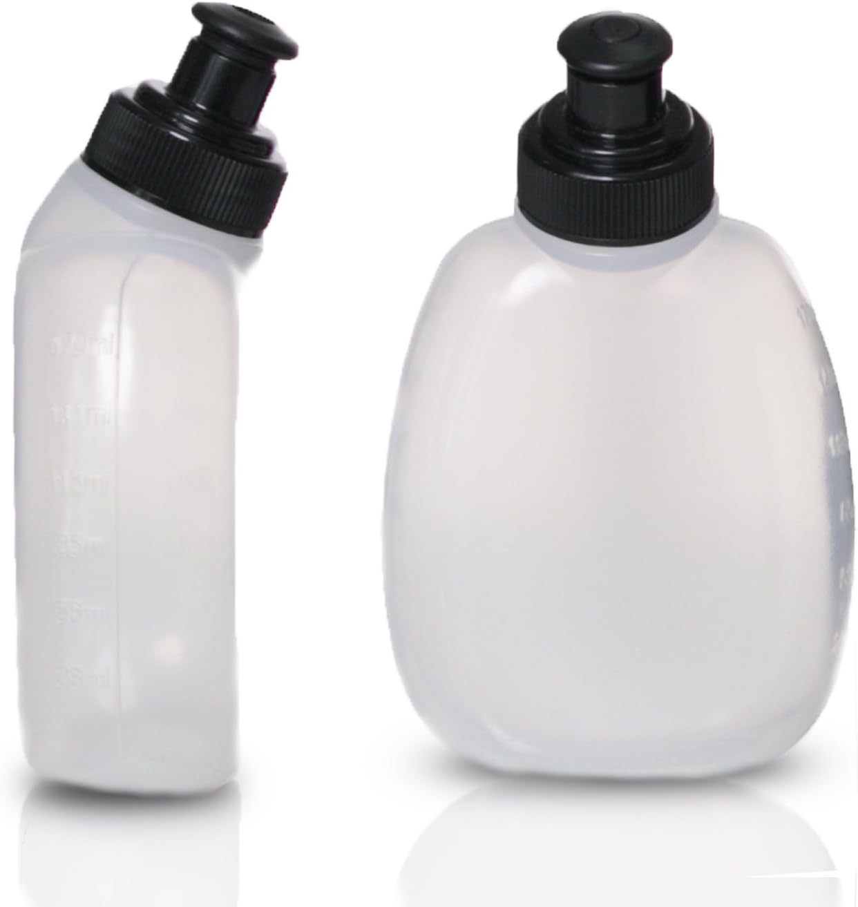 10 oz BPA-Free Water Bottles – 2-Pack Replacement Winner’s Hydration Belt, Push-Pull Caps, Spill-Proof Design, Fully Compatible with Most Hydration Belts for Running, Hiking & Cycling