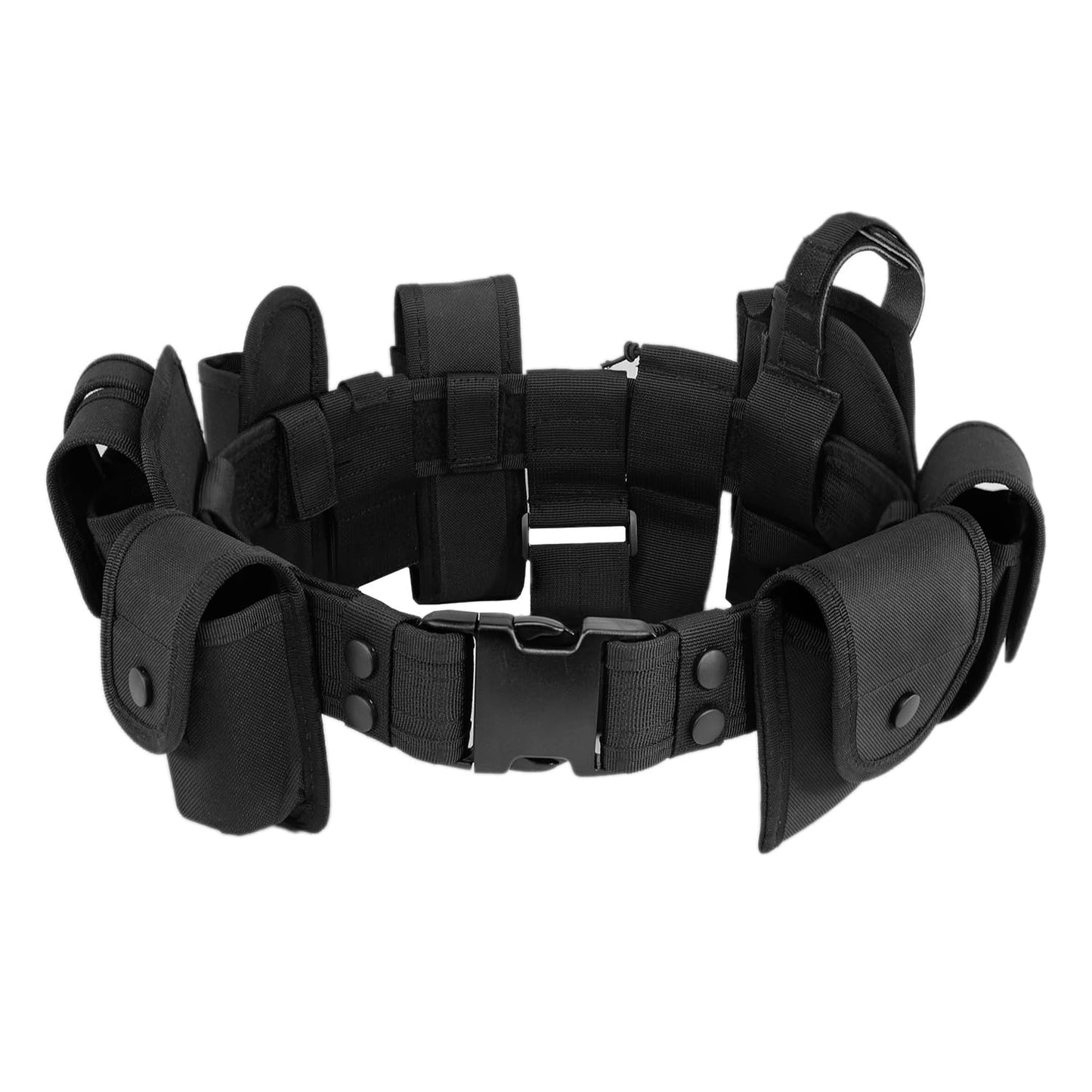 KDKDXV 10 in 1 Police Utility Belt Tactical Security Guard Duty Belt Versatile Military Modular Equipment System Molded Duty Belt Set for Law Enforcement