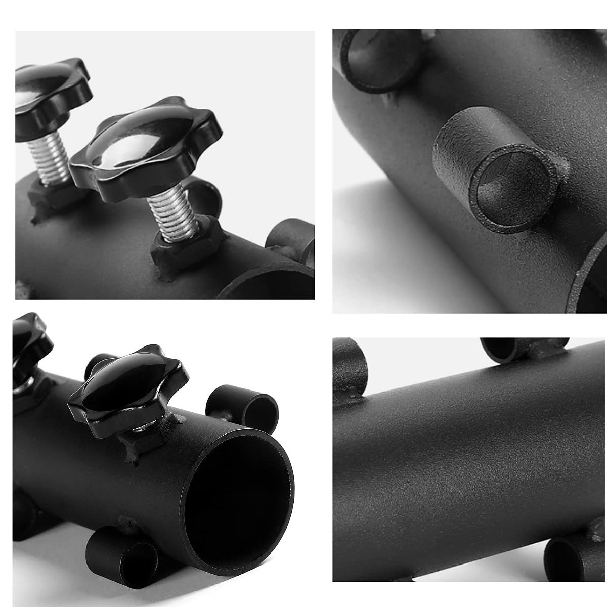YuPinDiZu 4Pcs Camping Tent Rod Holders,Reinforced Windproof Awning Rod Holder,Portable Tent Fixed Tube Pole Stand for Camping Fishing Hiking