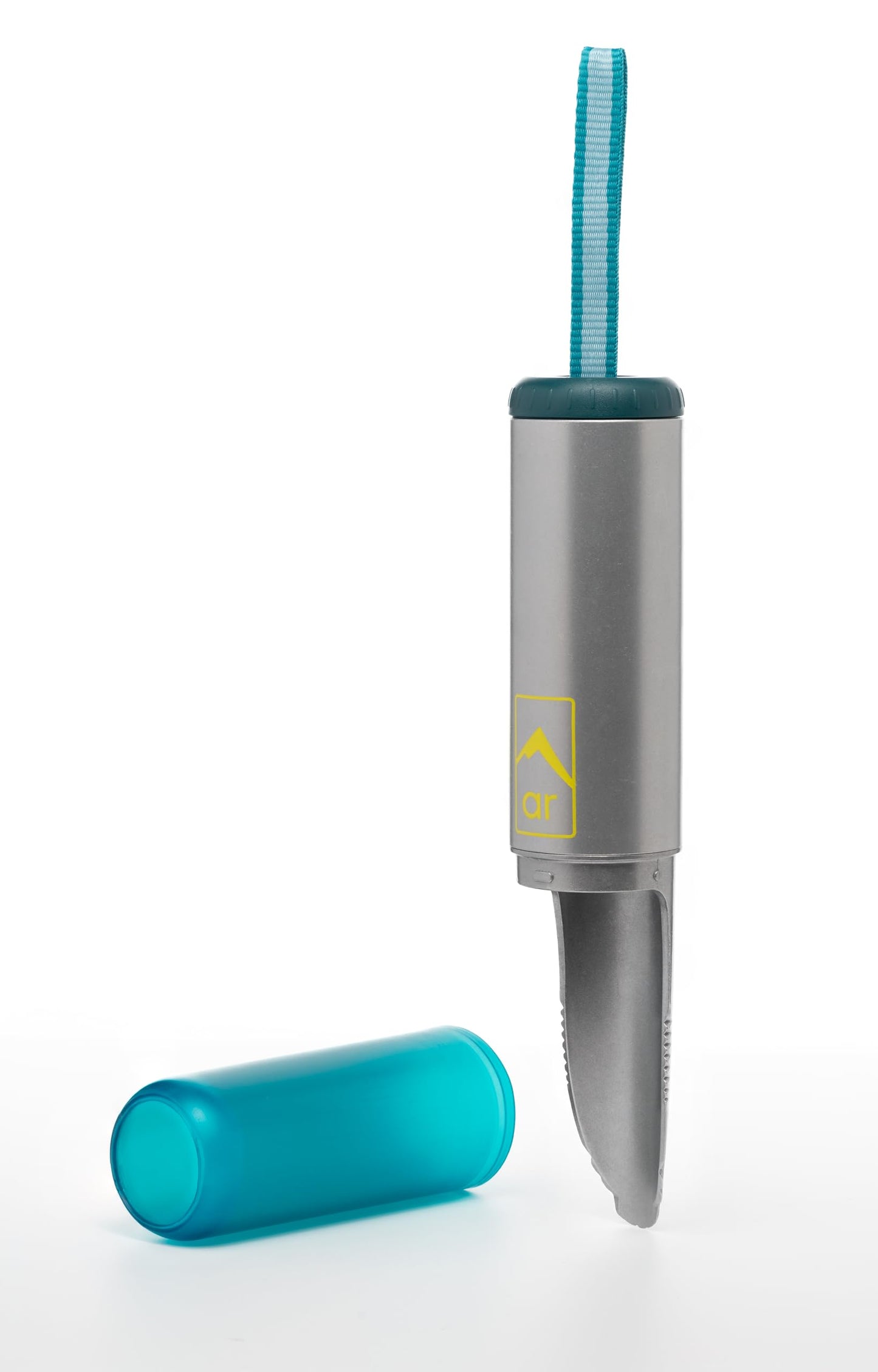 Adventure Ready Backpacking Trowel Toilet Kit - Includes Aluminum Camping Shovel, Toilet Paper, Packout Bags, Soap Flakes & Compressed Towelettes