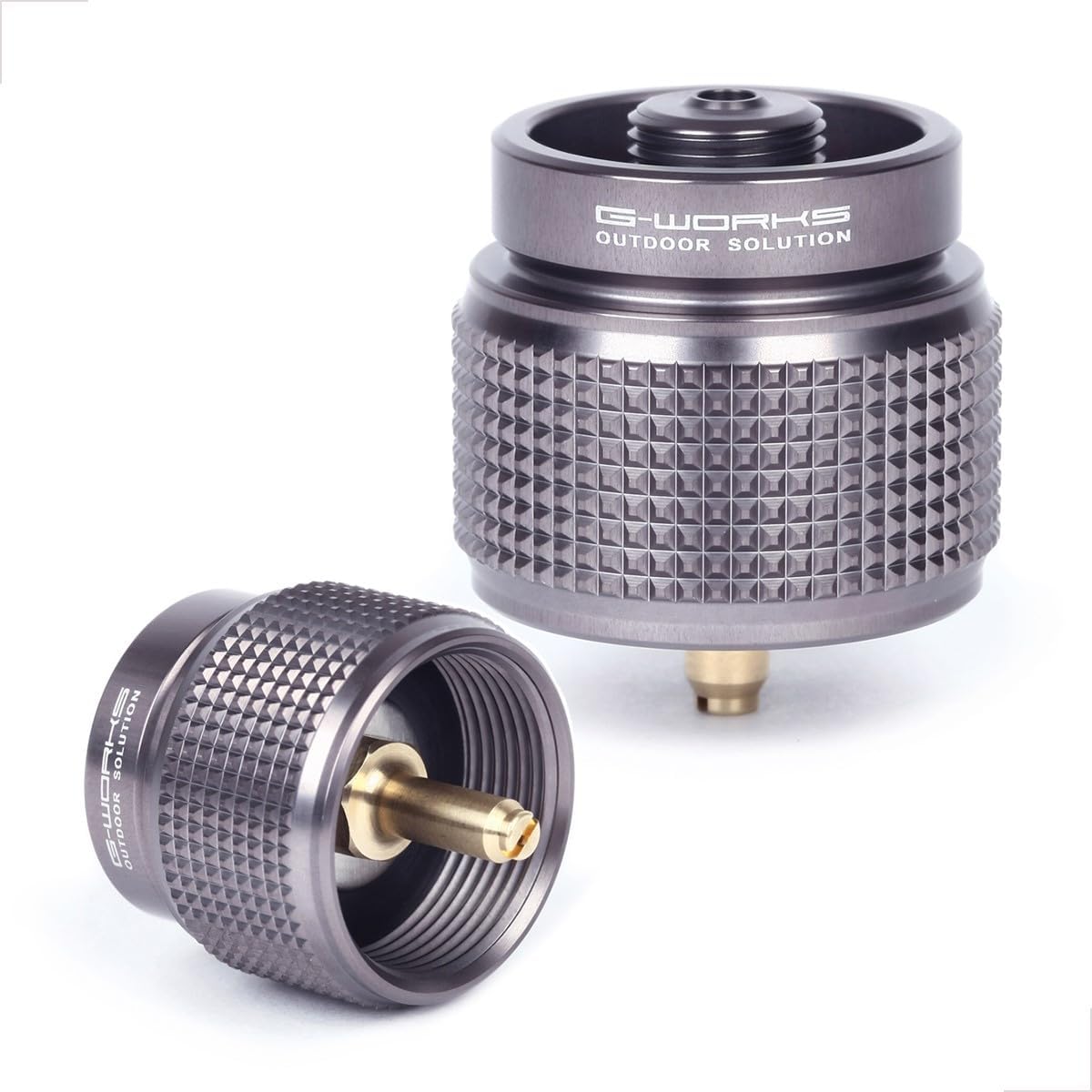 1lb adapter/Screw Butane-1lb adapter/Camping Propane Small Tank Input/Lindal Valve Output/LPG Adapter
