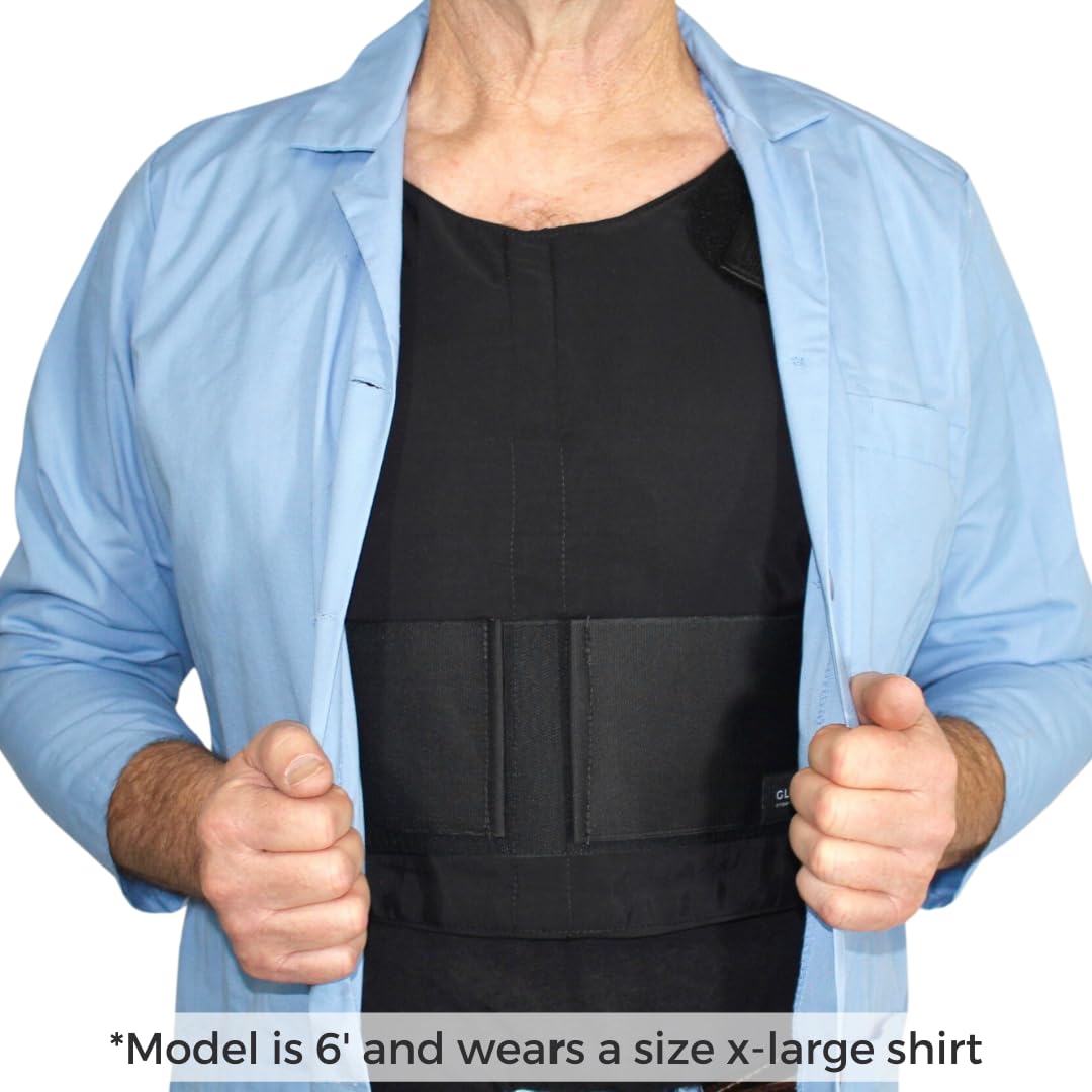 Glacier Tek Concealable Cooling Vest, 59 Degrees for 2.5 hours 8 Cool Packs, recharge in 30 minutes