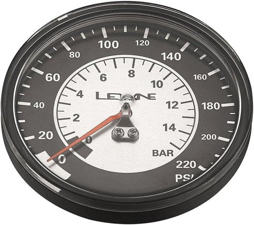 Lezyne 220 PSI Bicycle Pump Replacement Gauge - Accurate Pressure Measurement