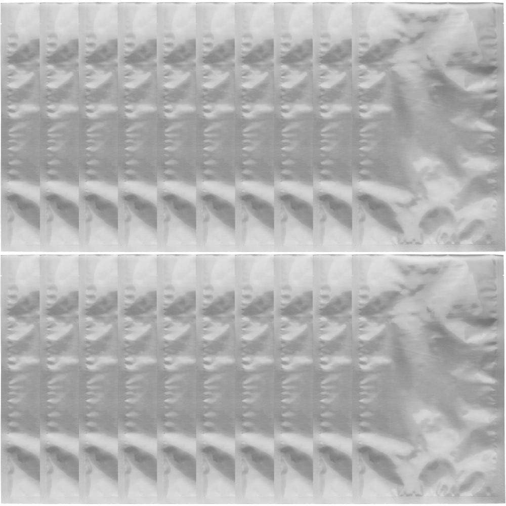 Dry-Packs 1-Gallon, 10"x16" Mylar Moisture & Static Shielding Bags, 20 Pack - For Food Shipping & Storage, Silver, (MB10x16-20PK)