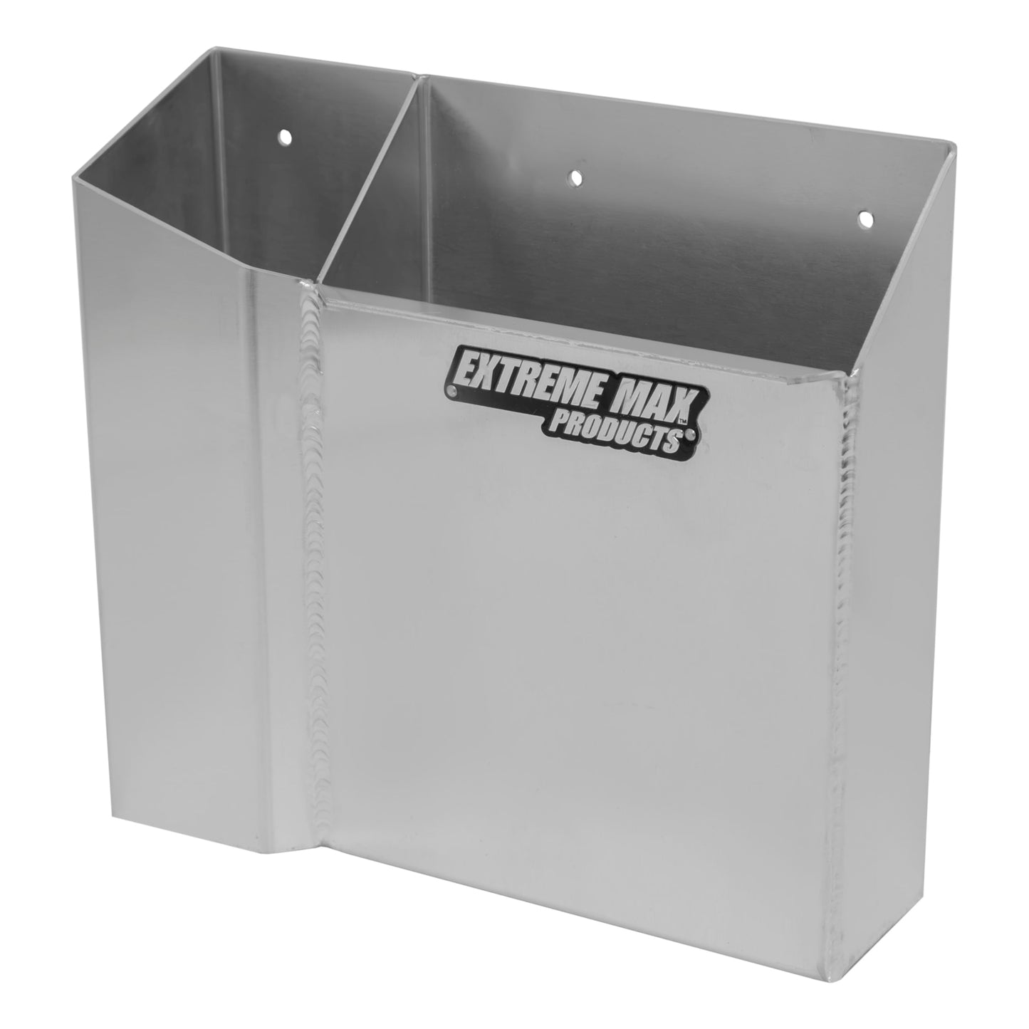 Extreme Max 5001.6368 Grease Gun Holder with Spare Cartridge Slot for Race Trailer, Garage, Shop, Enclosed Trailer, Toy Hauler - Silver