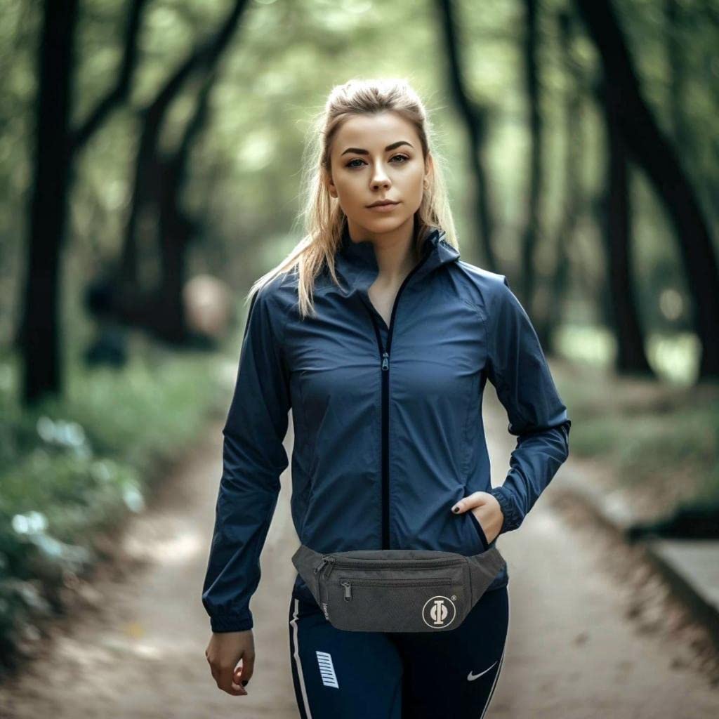 GoRide Premium Go Belt Bag or Waist Pack (Black)