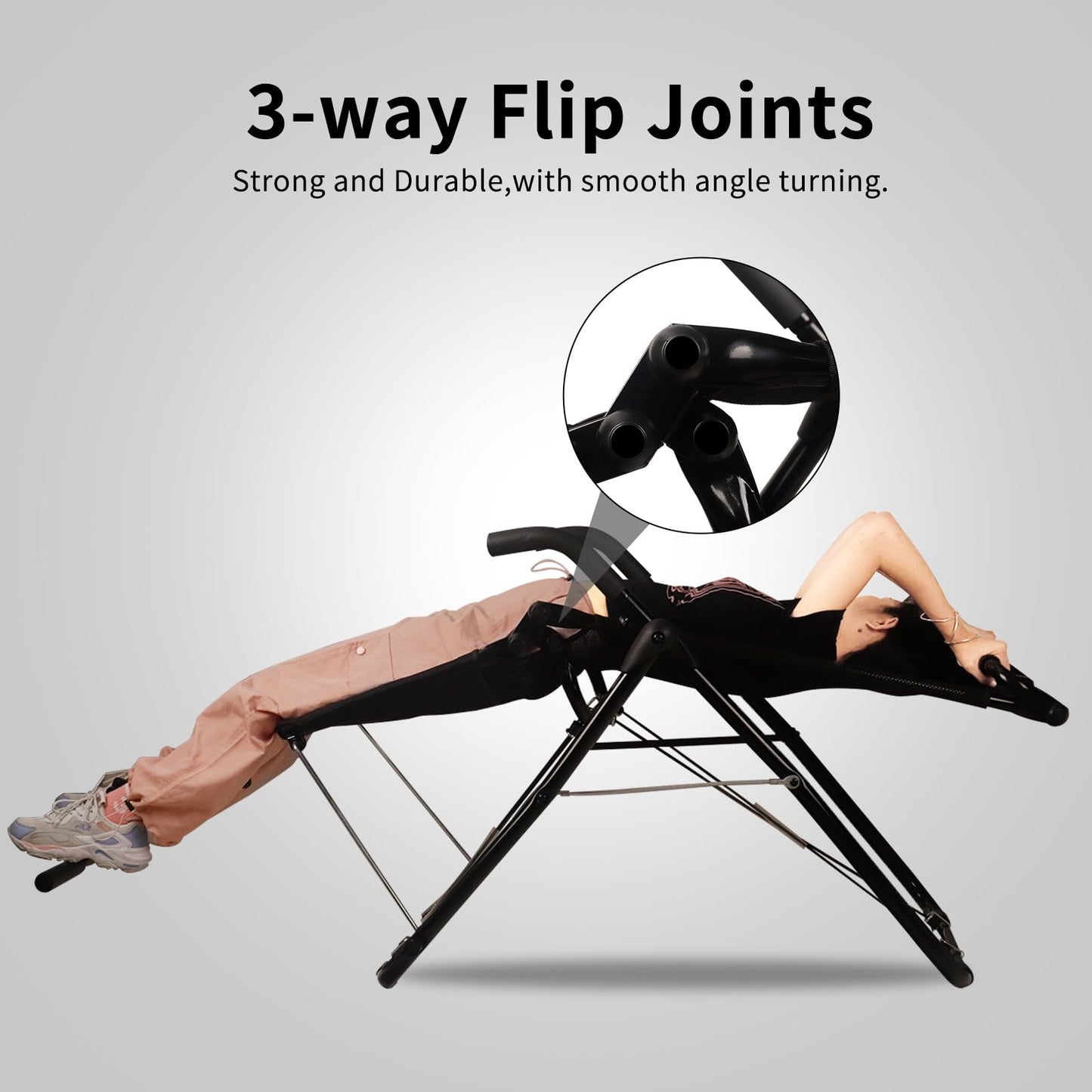 LIEVIM Abdominal Exerciser Chair for Home Gym, Ab Fitness Equipment with Full Body Building and Workout, for Sit Up, Inversion Training, Muscle Strengthening and Back Relief