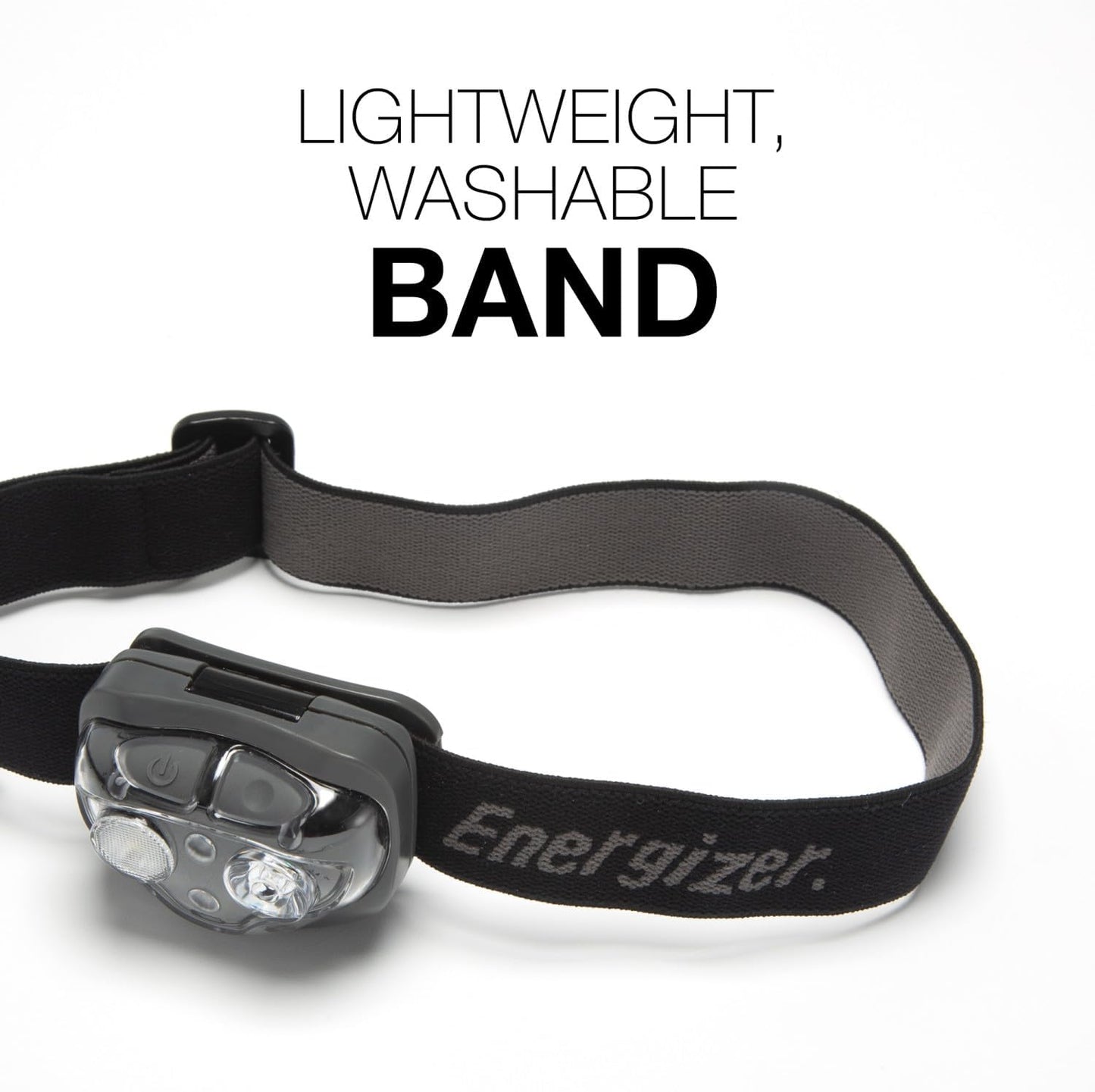 Energizer Vision HD+ LED Headlamp, Water Resistant Bright Headlamp with Digital Focus, Camping Gear and Emergency Light, Batteries Included, Pack of 1
