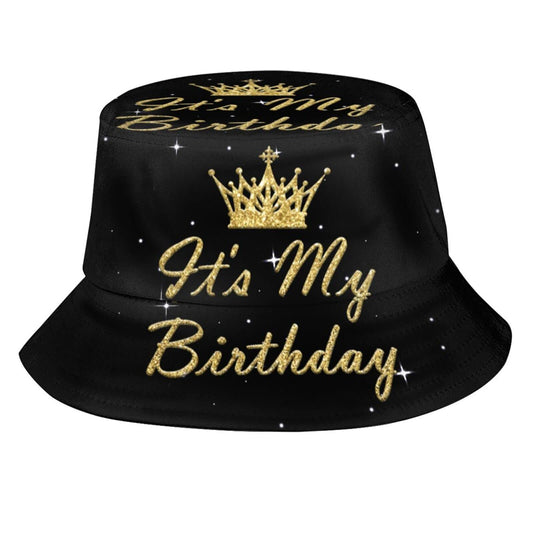King Birthday Bucket Hat Fisherman Hat Beach Travel Sun Hat Outdoor Cap for Adults Men Women