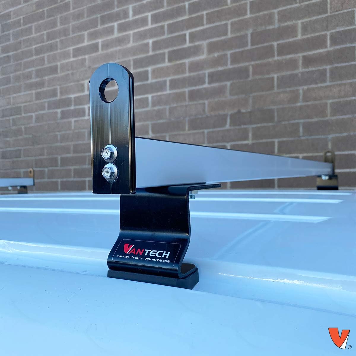 2 Bar Rack System for The Transit Connect 2014-On Silver