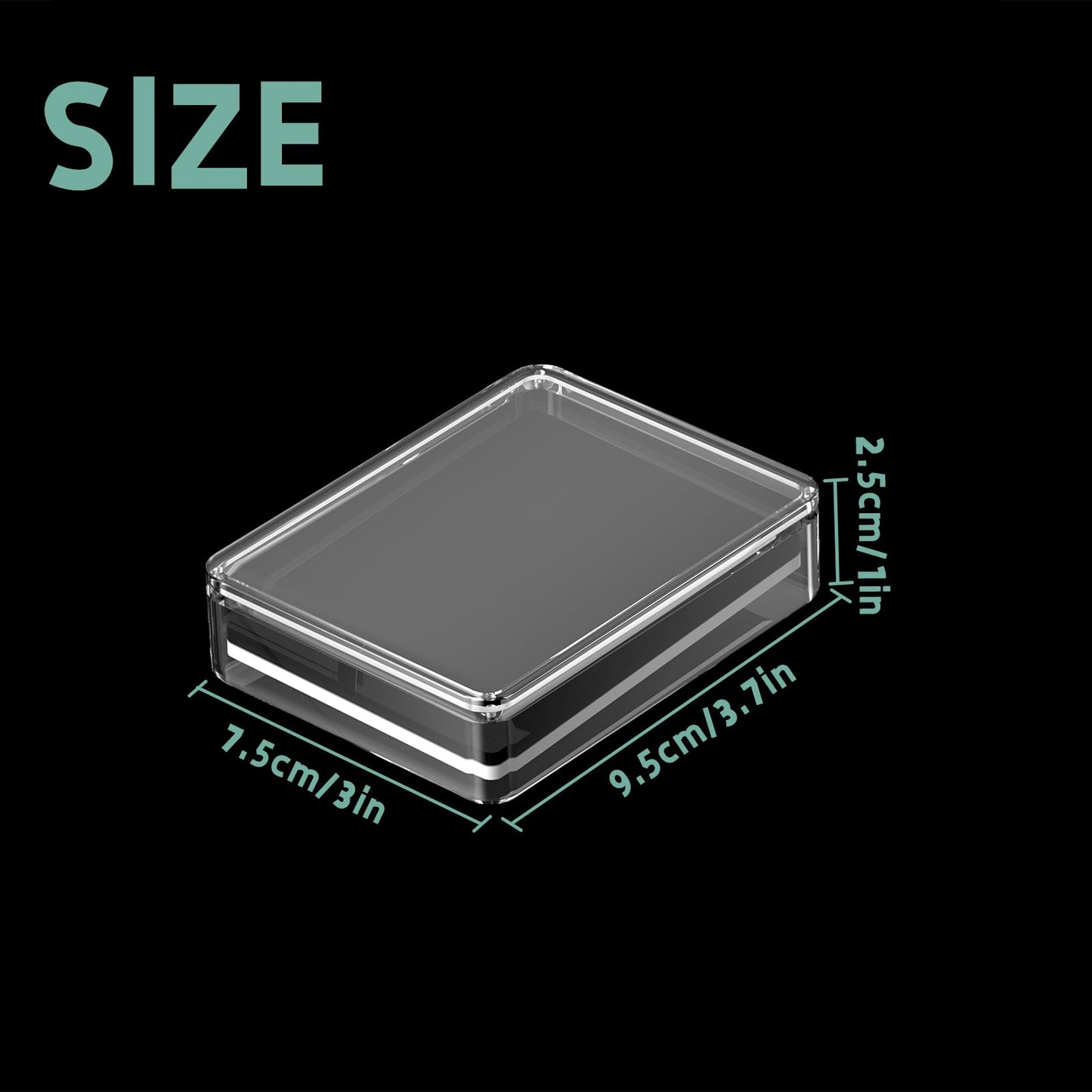 2 PCS Acrylic Pin Display Case with Flannel Protective Pad, Pin Collection Display Box for Wall and Tabletop Display, Clear Plastic Pin Holder for Pin Badge Enamel Pin Jewelry Pins Military Medal