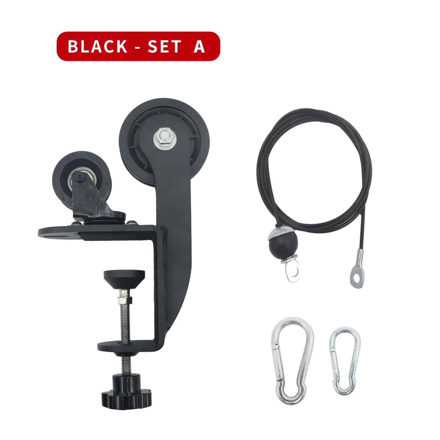 Arm Wrestling Training Pulley System Professional, Forearm Workout Table Equipment, Wrist Exerciser Cable Machine with Rope