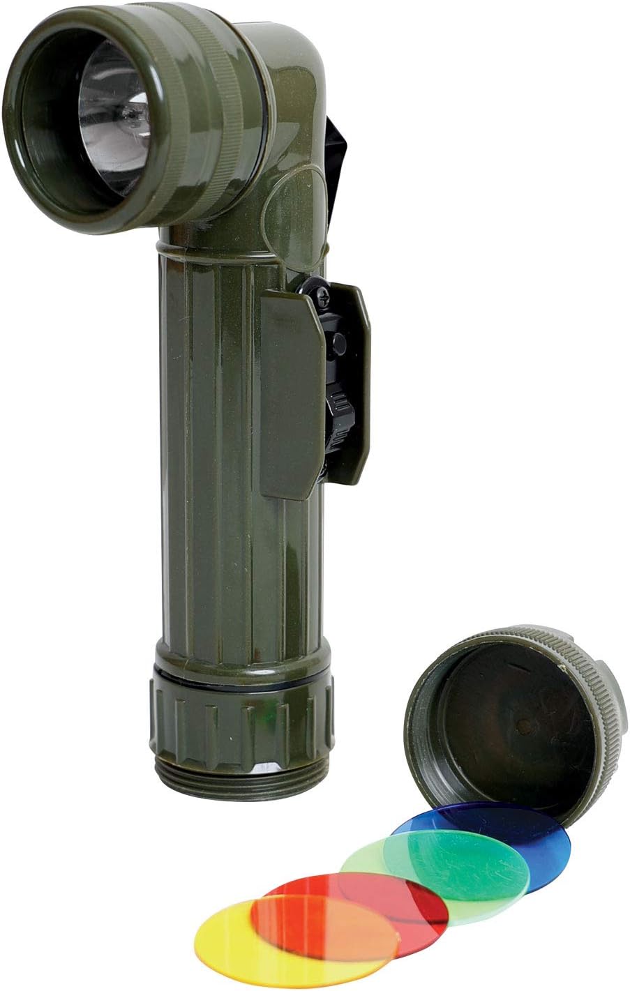 GI Style D-Cell Angle-head Flashlight