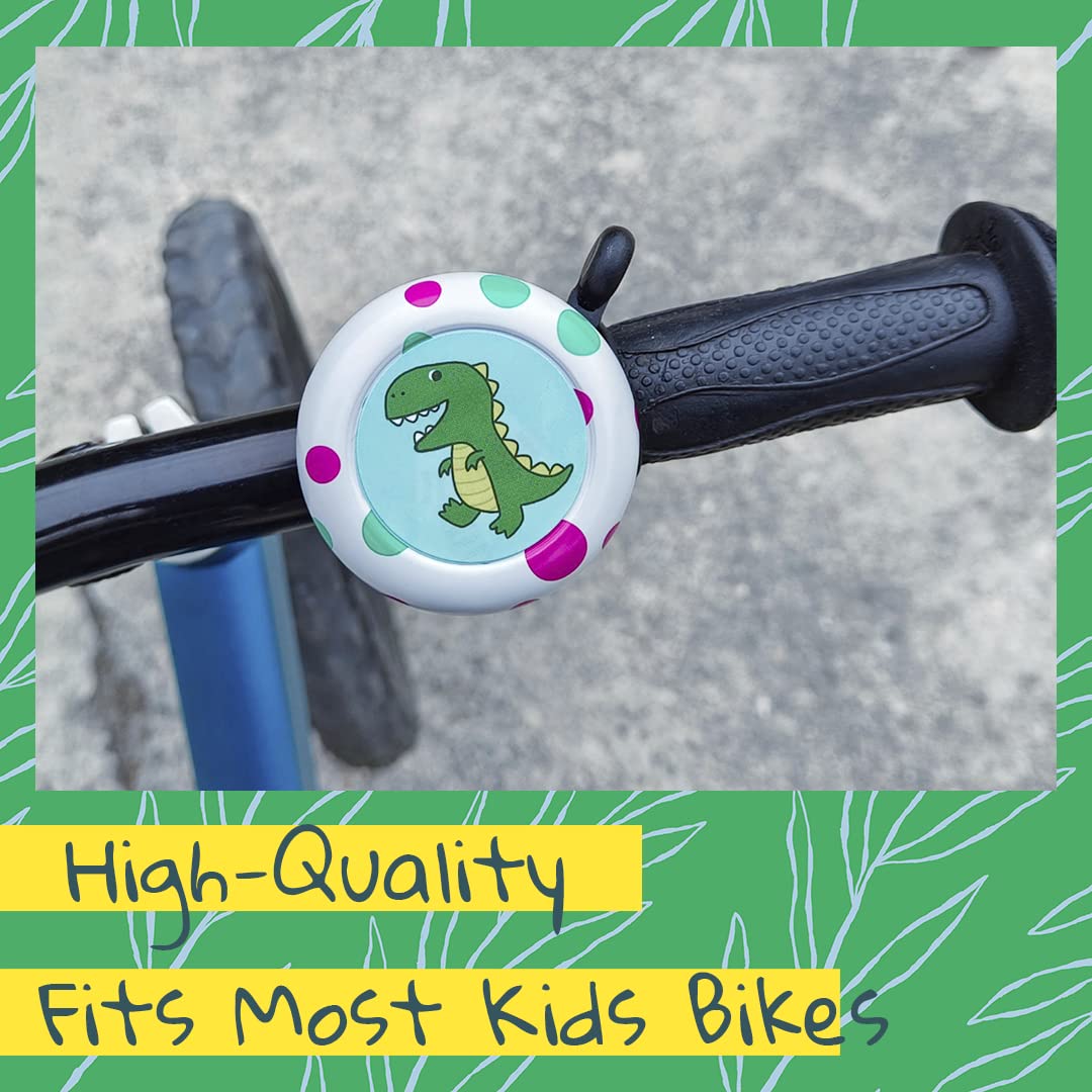 ONIPAX Bike Bell Loud Sound Colorful Animals Cartoon Adorable Kid Girl Boy Cycling Ring