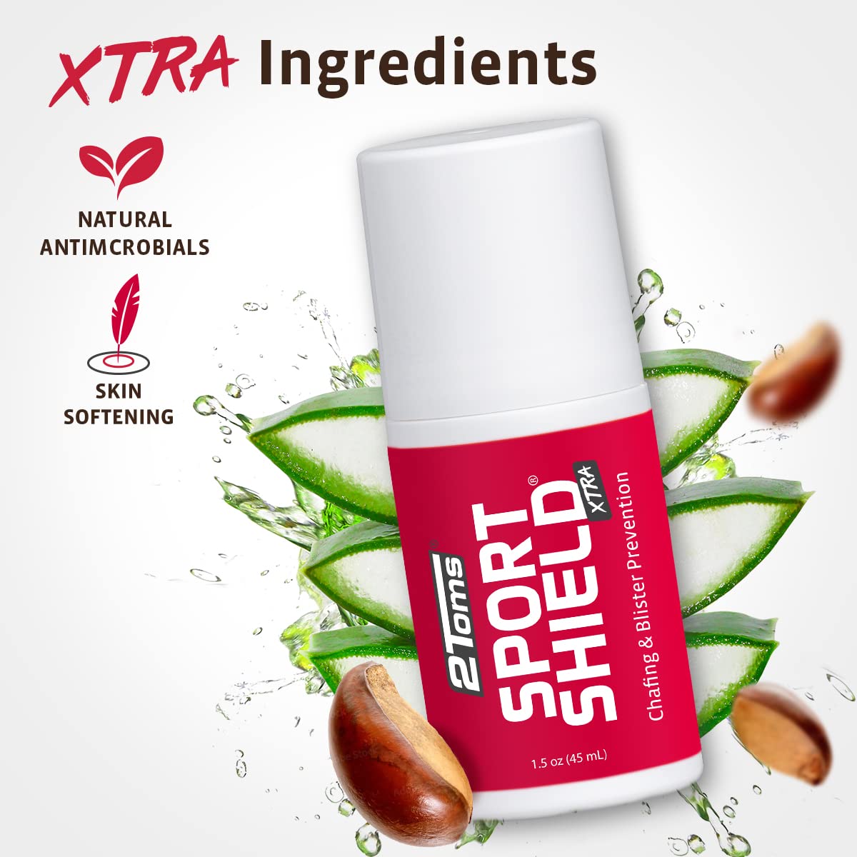 2Toms SportShield XTRA & Chafe Defender Bundle - All-Day Waterproof Anti-Chafe and Blister Prevention