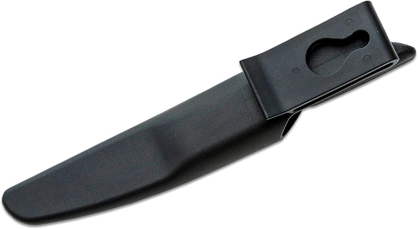 Cold Steel Canadian Belt 4" German 4116 Stainless Steel Fixed Blade Drop Point Outdoor Hunting Utility Knife, 4.5" High Impact Polypropylene Handle, Durable Secure-Ex Sheath Included