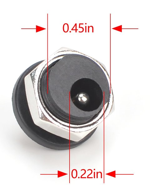 MUGLFPT (2 Pack) Power Plug Connector for TreadLife Fitness Bikes, for Bowflex Max Trainer Peloton/Nautilus/Schwinn Fitness Scooters Connector Input Cord, Replaces 8001352, 290160, 8003600