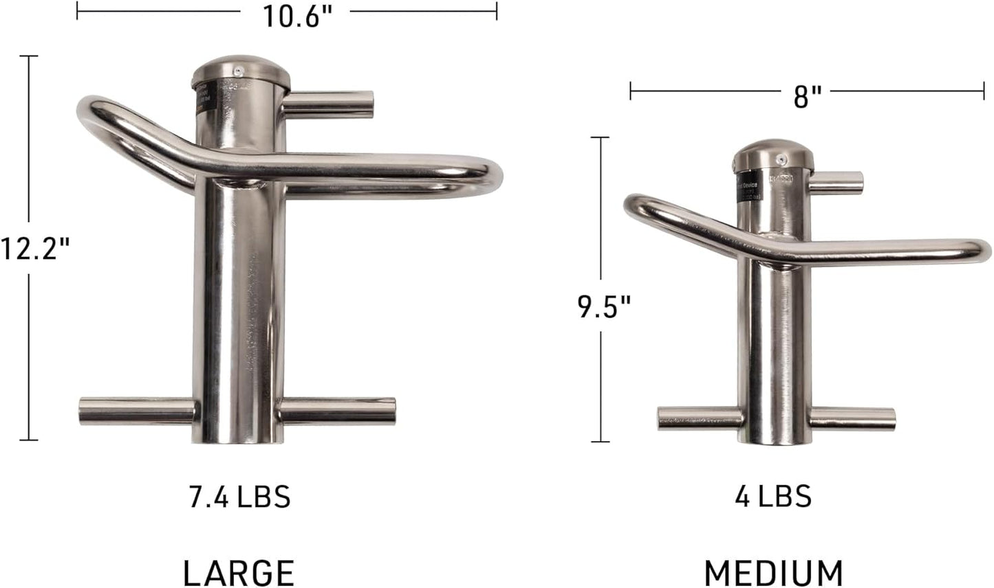 Notch Medium Portawrap Compact Stainless-Steel Rope Friction Device, Arborist Designed for Lines up to 5/8" to Lower Heavy Wood in Controlled Manner, WLL: 2,000 lbs. (POWMSS)