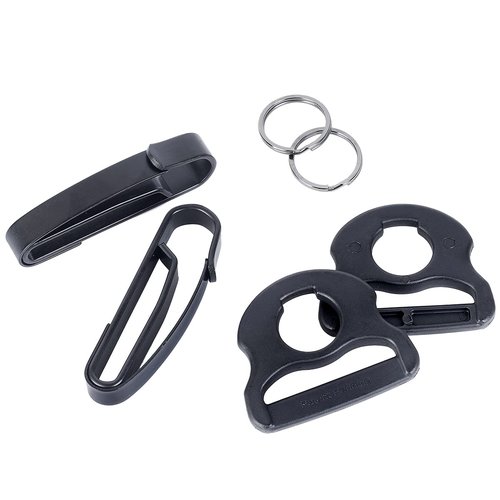 SdTacDuGe Metal Key Ring Holder Quick Hook System Belt Loop Fit up to 2.25” Wide Belt-2 Pack