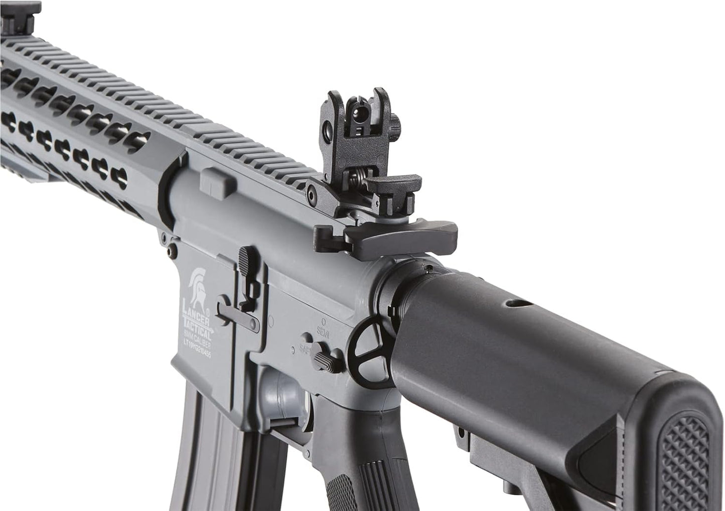 Lancer Tactical Gen 2 LT-19 Airsoft M4 Carbine 10" Electric Full/Semi-Auto Airsoft AEG Rifle, Included 6mm 0.20g BBS, Charger, and Battery
