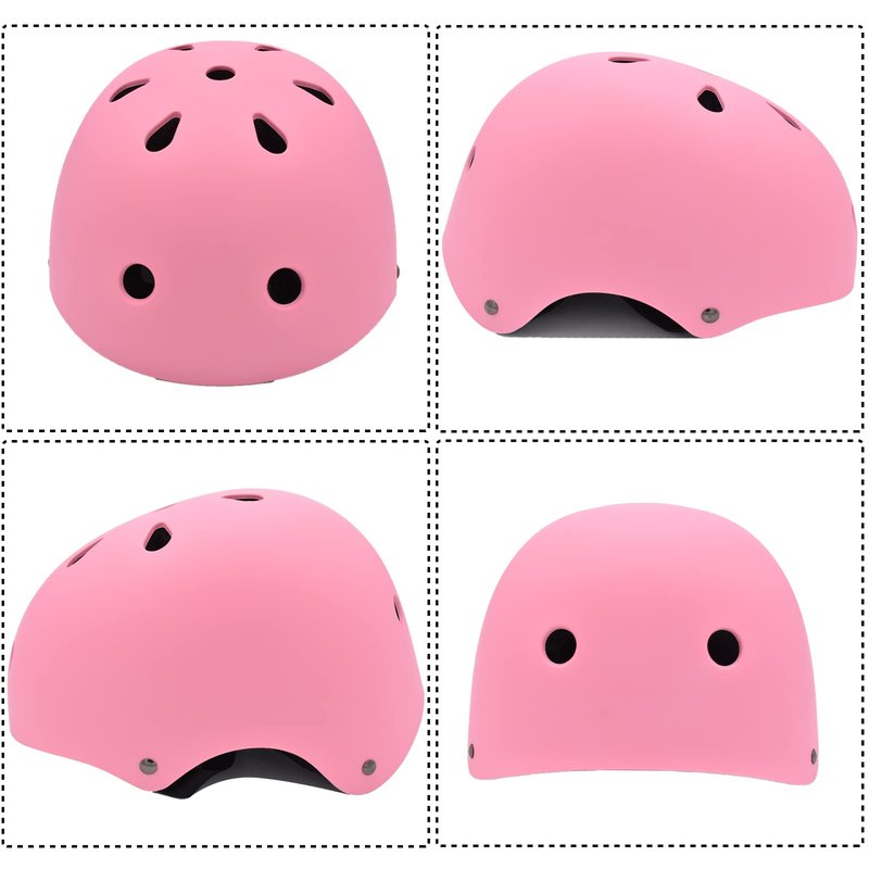 Kids Helmet Set with Knee Pads Elbow Pads Wrist Guards,Adjustable Helmet for Toddler Kids&Youth,3~14yrs Girl Boy Kids Protective Gear Set for Roller Skate Scooter Inline skatings Longboard